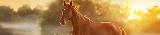 Pferd läuft auf der Weide Pferd läuft auf der Weide