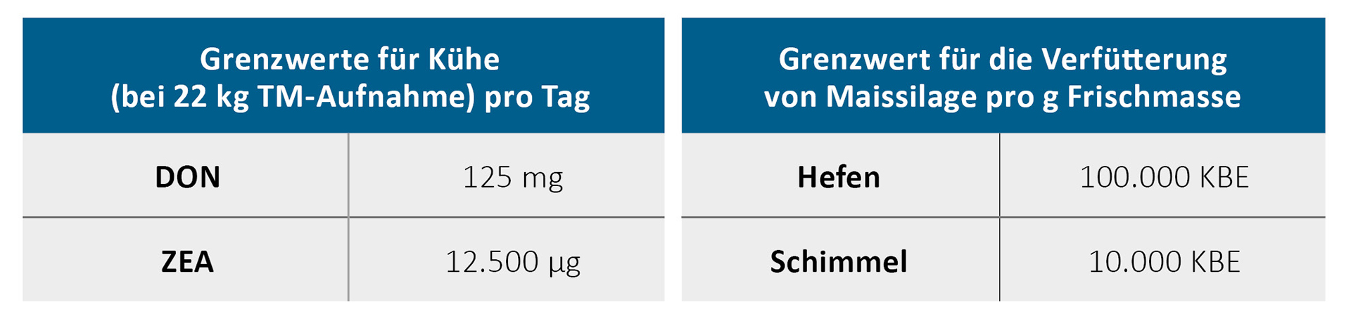 Grenzwerte für mikrobiologische Belastung